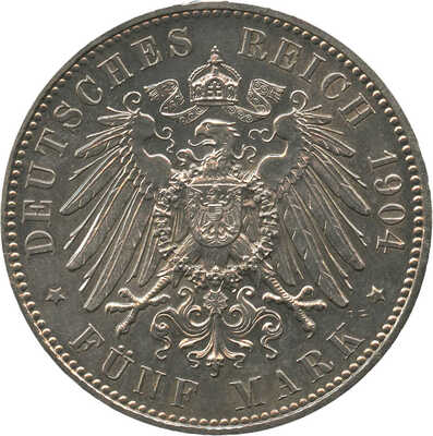 5 марок 1904 года